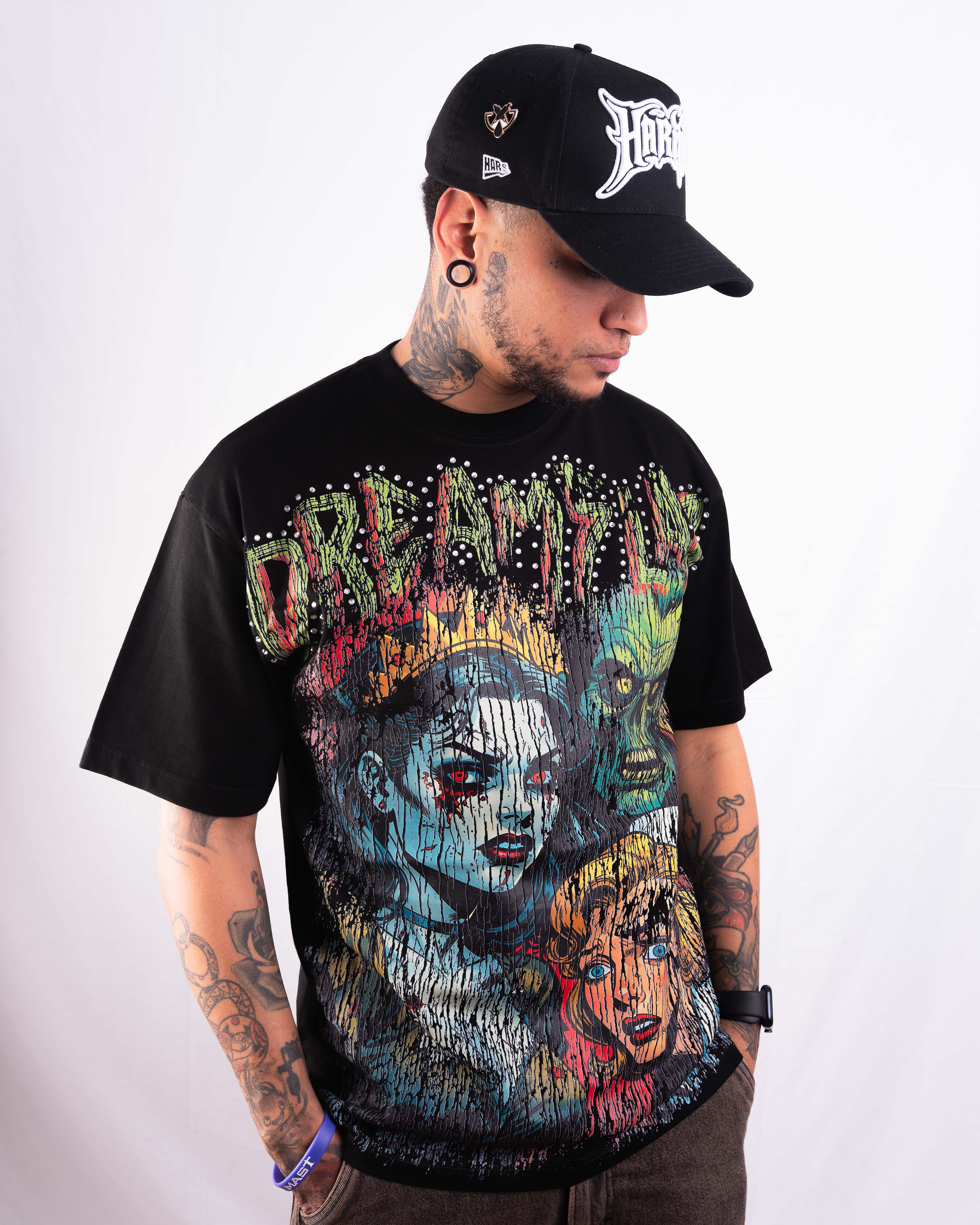 DLAB “Rebirth” Graphic Tee – Black